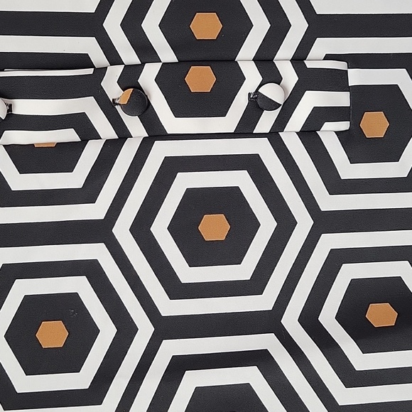 Jude Connally geometric long sleeve tunic, small - Picture 2 of 3